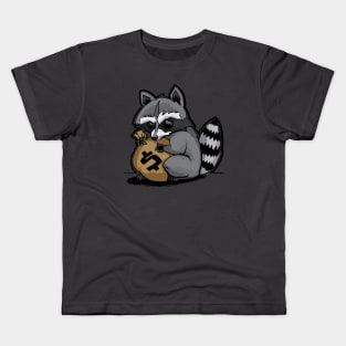 Rich Raccoon Kids T-Shirt